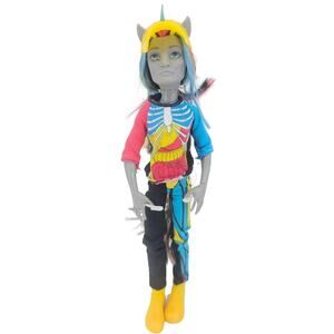 Monster High Freaky Fusion Neighthan Rot Boy Doll 2014 Zombie Unicorn G2